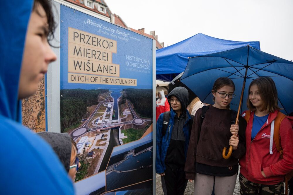 Otwarcie wystawy IPN „Przekop Mierzei Wiślanej. Historyczna konieczność” – Elbląg, 9 września 2022. Fot. Mikołaj Bujak  (IPN)