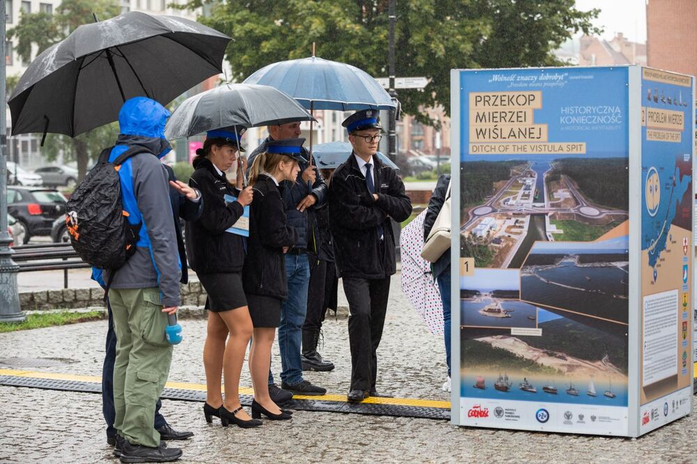 Otwarcie wystawy IPN „Przekop Mierzei Wiślanej. Historyczna konieczność” – Elbląg, 9 września 2022. Fot. Mikołaj Bujak  (IPN)