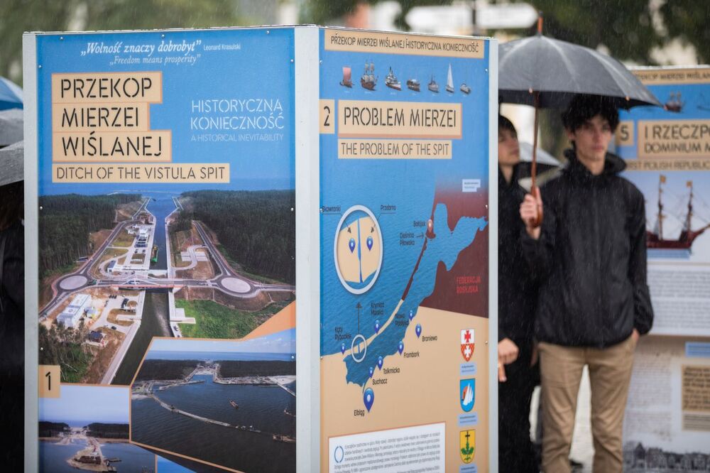 Otwarcie wystawy IPN „Przekop Mierzei Wiślanej. Historyczna konieczność” – Elbląg, 9 września 2022. Fot. Mikołaj Bujak  (IPN)