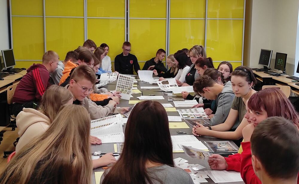 Zajęcia warsztatowe z wykorzystaniem teki edukacyjnej „Śledztwo katyńskie” – 8 września 2022. Fot. IPN