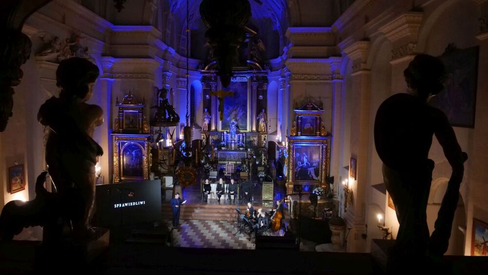 Widowisko IPN „Sprawiedliwi” upamiętniające Polaków ratujących Żydów pod okupacją niemiecką – Kazimierz Dolny, 9 września 2022. Fot. Szczepan Barczyk (IPN)