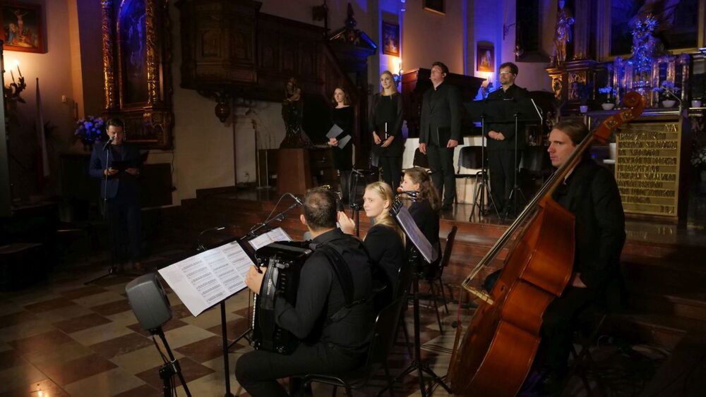 Widowisko IPN „Sprawiedliwi” upamiętniające Polaków ratujących Żydów pod okupacją niemiecką – Kazimierz Dolny, 9 września 2022. Fot. Szczepan Barczyk (IPN)