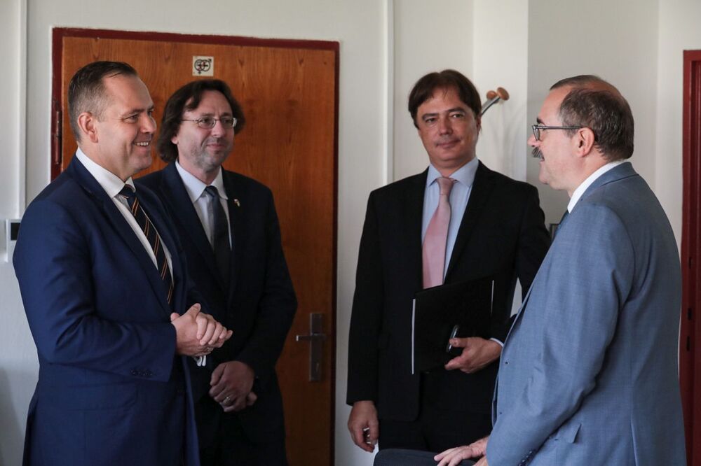 Spotkanie delegacji IPN i przedstawicieli Instytutu Badania Reżimów Totalitarnych – Praga (Czechy), 12 września 2022. Fot. Mikołaj Bujak (IPN)