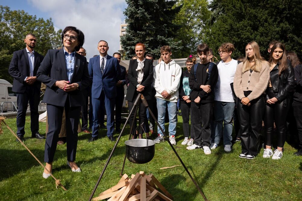 Prezentacja „Gry szyfrów” – mobilnego showroomu – Warszawa, 14 września 2022. Fot. Mikołaj Bujak (IPN)