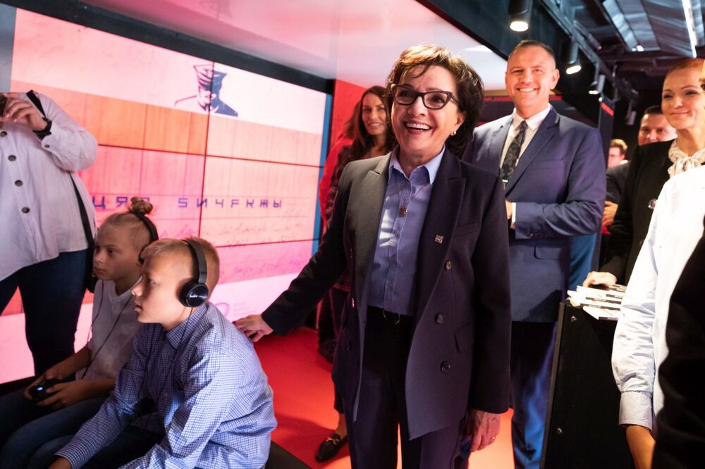 „Gra szyfrów” – mobilny showroom – Warszawa, 14 września 2022. Fot. Mikołaj Bujak (IPN)