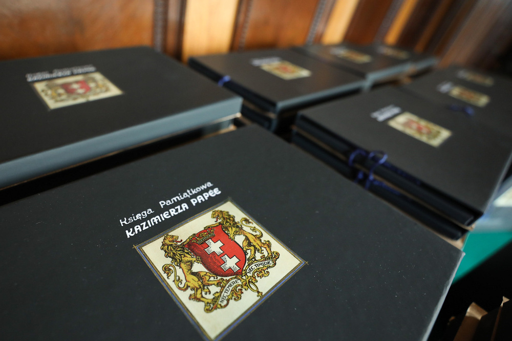 Prezentacja reprintu Księgi Pamiątkowej Kazimierza Papée – Gdańsk, 15 września 2022. Fot. Mikołaj Bujak (IPN)