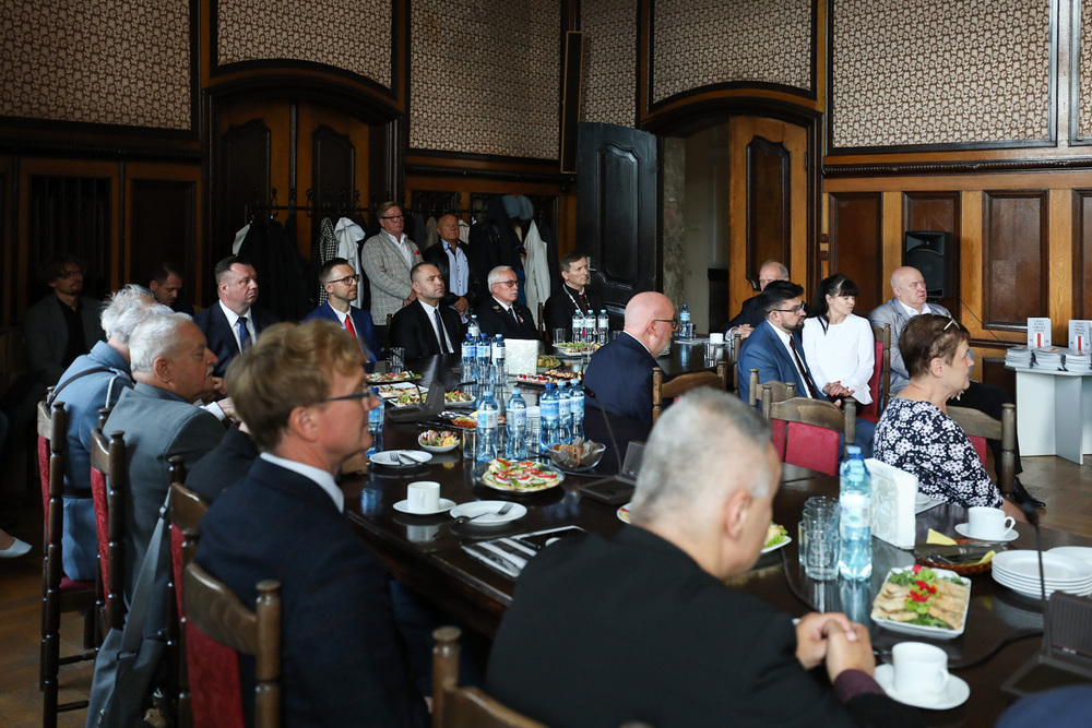 Prezentacja reprintu Księgi Pamiątkowej Kazimierza Papée – Gdańsk, 15 września 2022. Fot. Mikołaj Bujak (IPN)