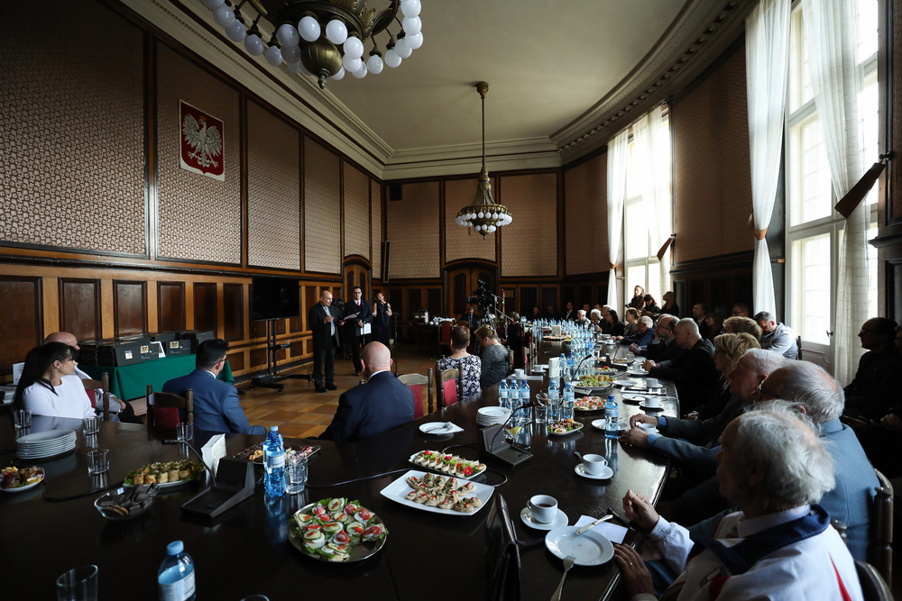 Prezentacja reprintu Księgi Pamiątkowej Kazimierza Papée – Gdańsk, 15 września 2022. Fot. Mikołaj Bujak (IPN)