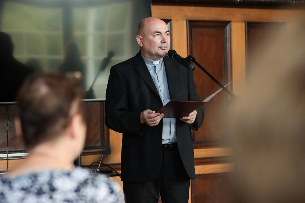 Prezentacja reprintu Księgi Pamiątkowej Kazimierza Papée – Gdańsk, 15 września 2022. Fot. Mikołaj Bujak (IPN)