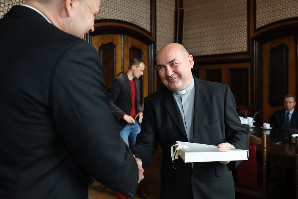 Prezentacja reprintu Księgi Pamiątkowej Kazimierza Papée – Gdańsk, 15 września 2022. Fot. Mikołaj Bujak (IPN)