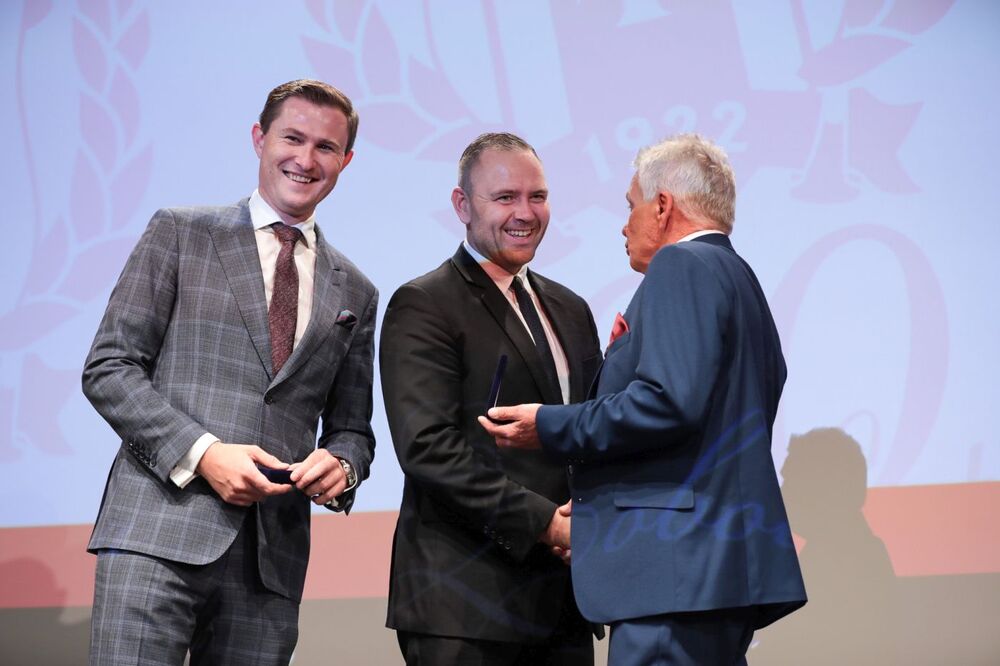 Uroczysta gala w stulecie klubu sportowego Gedania – Gdańsk, 15 września 2022. Fot. Mikołaj Bujak (IPN)