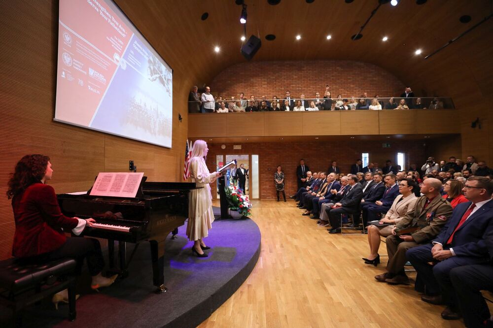 Otwarcie wystawy „»Ramię krzep – Ojczyźnie służ«. 135 rocznica powstania Sokolstwa Polskiego w Ameryce” – Warka, 16 września 2022. Fot. Mikołaj Bujak (IPN)