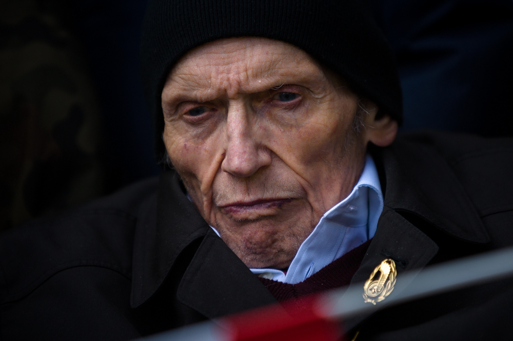 Uroczystość odsłonięcia pomnika generała Stanisława Maczka w Terneuzen. prof. Andrzej Maczek, syn generała Maczka – 16 września 2022. Fot. Sławek Kasper (IPN)