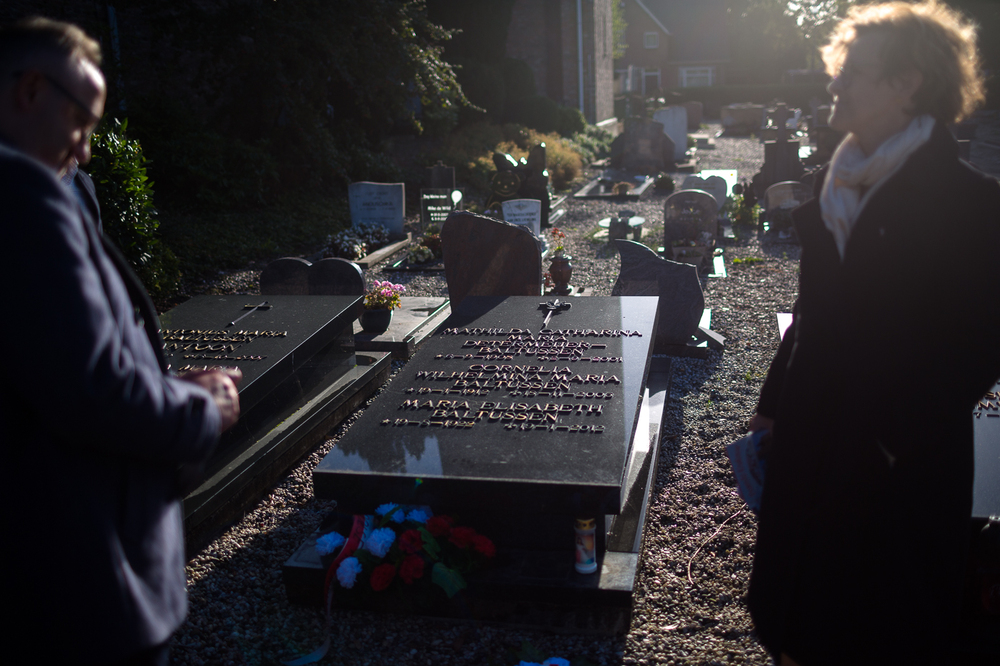 Grób Cory Baltussen, inicjatorki powstania pomnika ku czci Polaków  w Driel – Driel, 16 września 2022. Fot. Sławek Kasper (IPN)