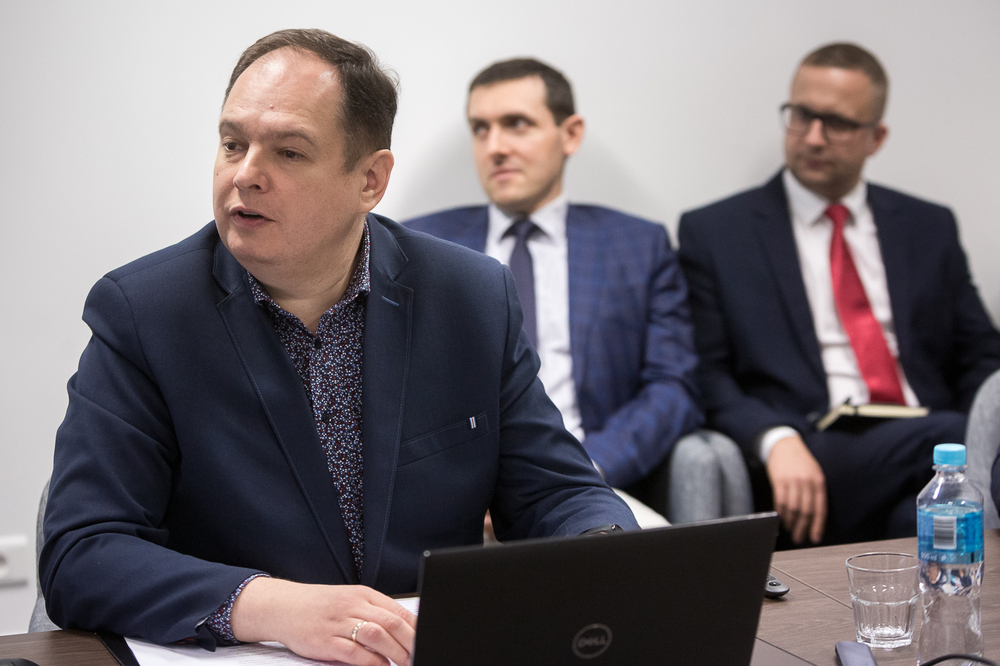 Przedstawiciele instytucji państwowych z Korei Południowej z wizytą w Instytucie Pamięci Narodowej – 20 września 2022. Fot. Sławek Kasper (IPN)