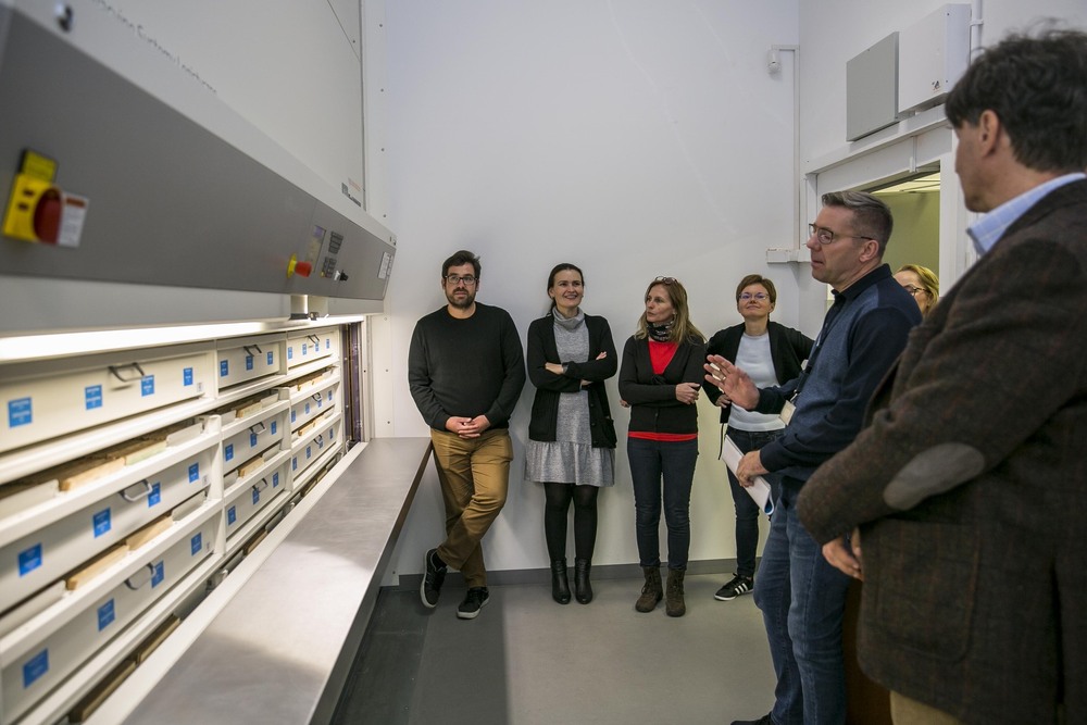 Przedstawiciele Słowackiego Instytutu Pamięci Narodu z wizytą w Archiwum IPN – Warszawa, 19-20 września 2022. Fot. Katarzyna Adamów (IPN)