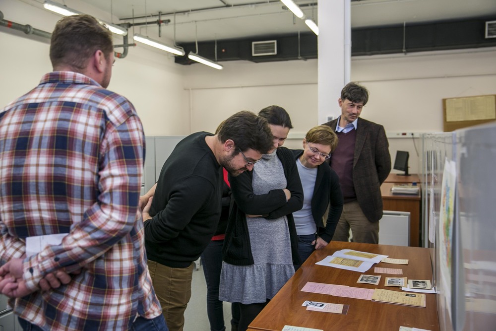 Przedstawiciele Słowackiego Instytutu Pamięci Narodu z wizytą w Archiwum IPN – Warszawa, 19-20 września 2022. Fot. Katarzyna Adamów (IPN)