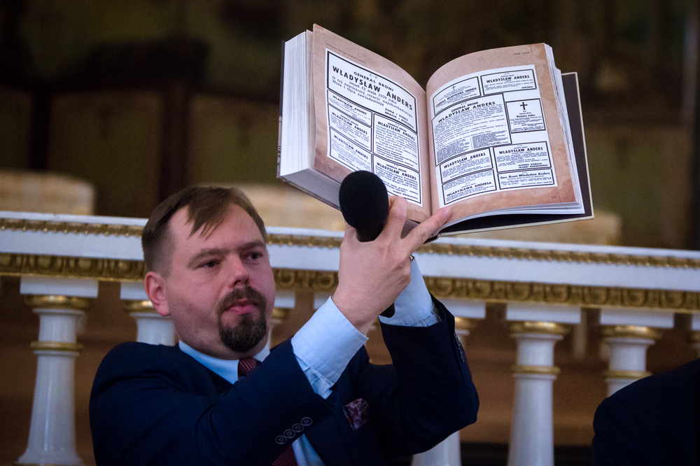 Dyskusja o albumie „Generał broni Władysław Anders 1892–1970. Czyny i pamięć” – Warszawa, 20 września 2022. Fot. Sławek Kasper (IPN)