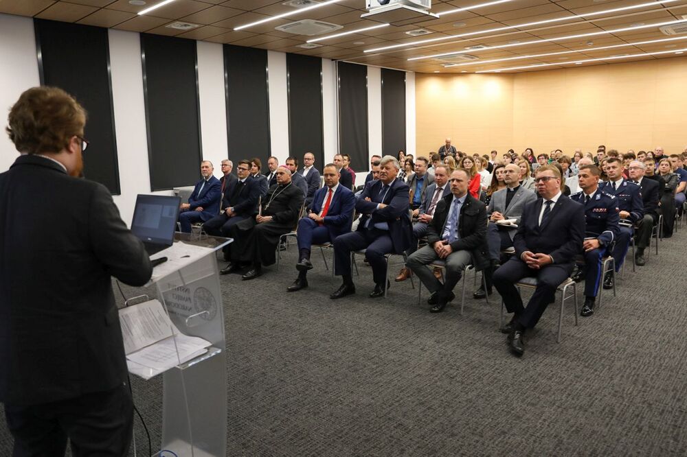 Wykład na temat znaczenia polskiej prasy dla zachowania polskości Pomorza i Kujaw w czasie rozbiorów – Bydgoszcz, 21 września 2022. Fot. Mikołaj Bujak (IPN)