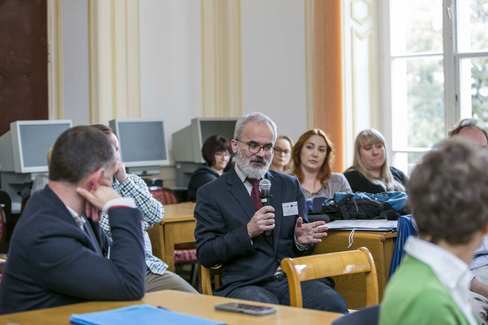 VI Ogólnopolska Konferencja Archiwistów i Historyków „Educare necesse est… – „My wśród obcych, obcy wśród nas – od średniowiecza do końca XX w.”. – Warszawa, 21 września 2022. Fot. Katarzyna Adamów (AIPN)