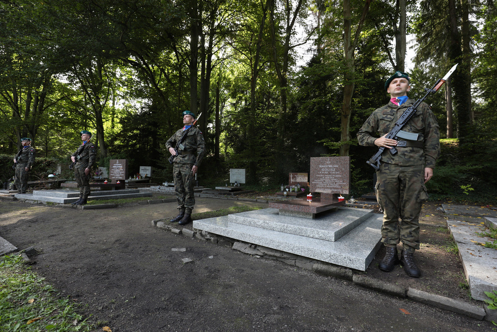 Grób Maksymiliana Golisza na Cmentarzu Centralnym w Szczecinie. Fot. Mikołaj Bujak (IPN)