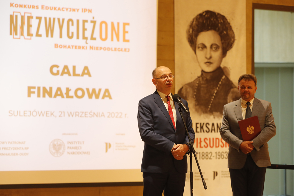 Finał konkursu edukacyjnego „NiezwyciężONE. Bohaterki Niepodległej” – Sulejówek, 21 września 2022. Fot. Piotr Życieński (IPN)