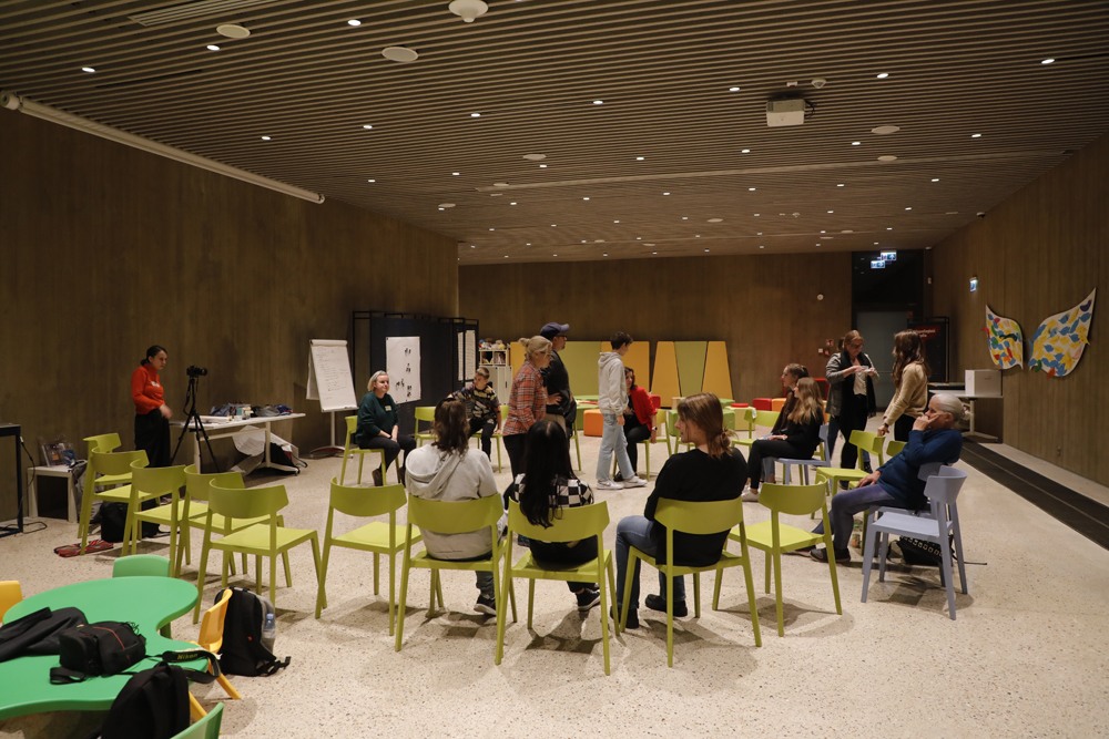 Warsztaty towarzyszące finałowi konkursu „NiezwyciężONE. Bohaterki Niepodległej”. Fot. Piotr Życieński (IPN)