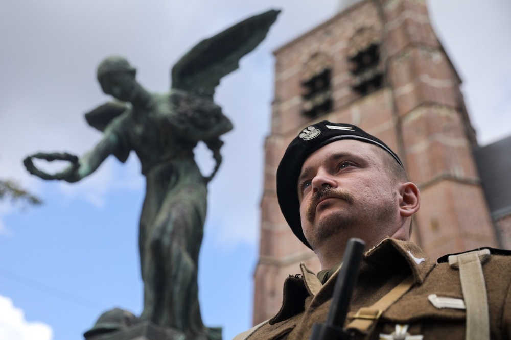 78. rocznica wyzwolenia Belgii przez 1. Dywizję Pancerną – Lommel, 25 września 2022. Fot. Sławek Kasper (IPN)