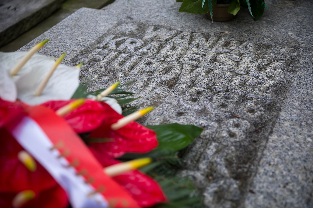 Grób Wandy Krahelskiej-Filipowicz – Warszawa, 27 września 2022. Fot. Sławek Kasper (IPN)