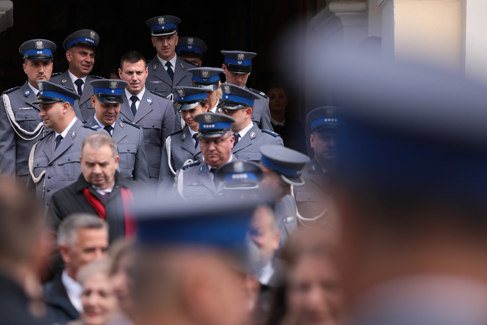 Uroczystości upamiętniające funkcjonariusze Policji Państwowej z Kalwarii Pacławskiej – ofiary zbrodni katyńskiej – Kalwaria Pacławska, 28 września 2022. Fot. Mikołaj Bujak (IPN)