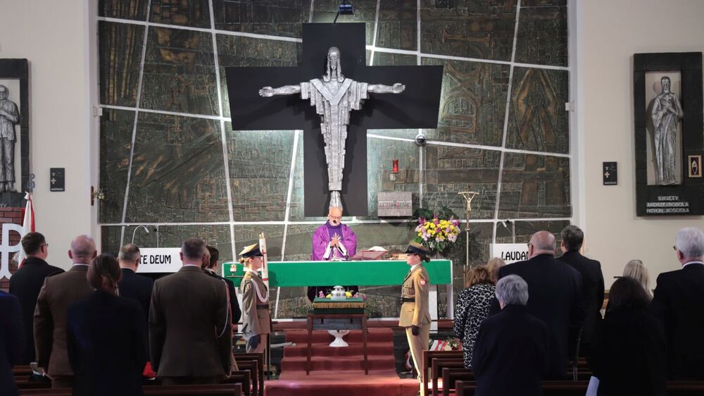 Uroczystości pogrzebowe Marii Grabowskiej z domu Chłusewicz – Londyn, 28 września 2022. Fot. Adam Siwek (IPN)