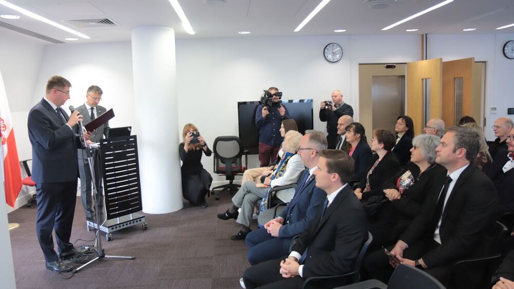 Spotkanie w siedzibie Konsulatu Generalnego RP w Londynie – 28 września 2022. Fot. Adam Siwek (IPN)