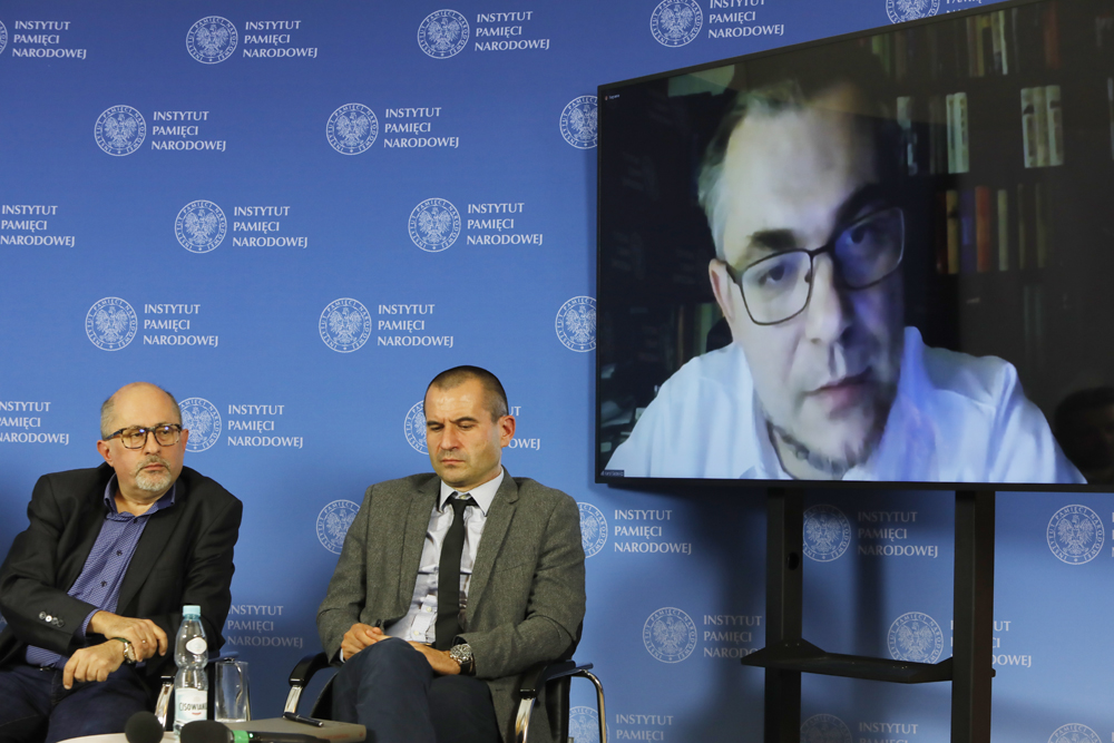 Z cyklu „Między mitem a rzeczywistością – najważniejsze wydarzenia XX wieku” dyskusja o Kominformie – Warszawa, 28 września 2022. Fot. Piotr Życieński (IPN)