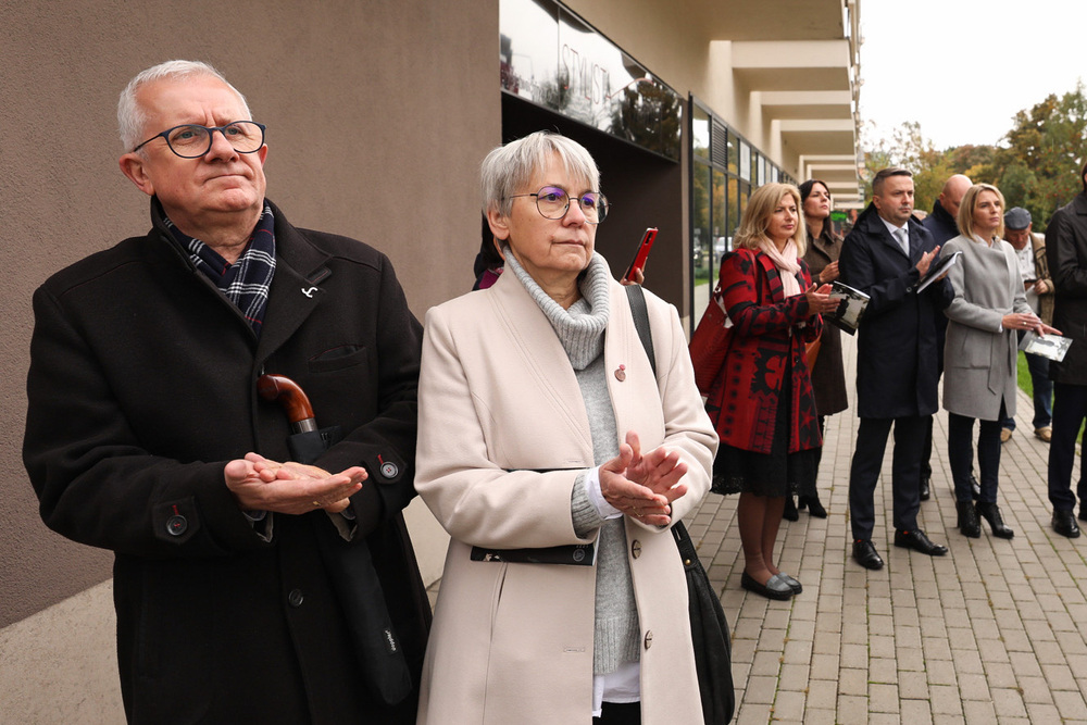 Odsłonięcie muralu poświęconego mjr. Hieronimowi Dekutowskiemu „Zaporze” – Lublin, 29 września 2022. Fot. Mikołaj Bujak (IPN)