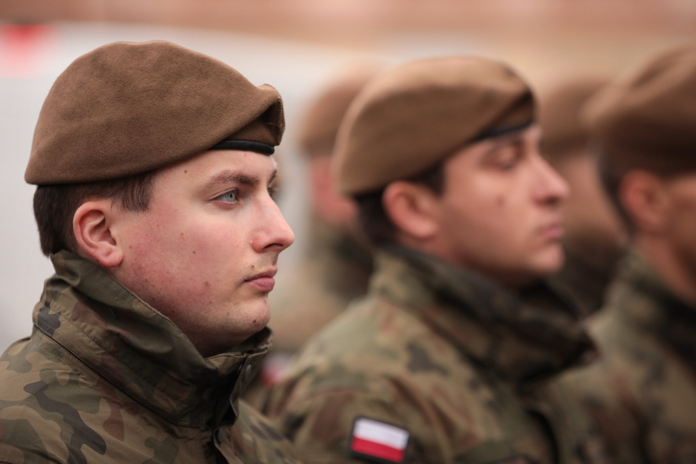 Odsłonięcie muralu poświęconego mjr. Hieronimowi Dekutowskiemu „Zaporze” – Lublin, 29 września 2022. Fot. Mikołaj Bujak (IPN)