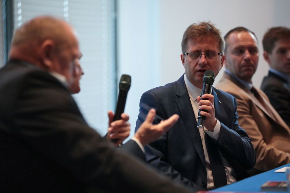 Prezentacja książki „Wielkie tradycje polskiego sportu. Boks” – Warszawa, 30 września 2022. Fot. Mikołaj Bujak (IPN)