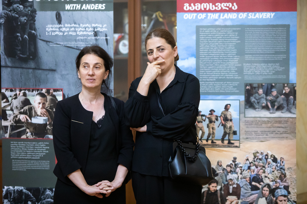 Otwarcie wystawy IPN „Szlaki Nadziei. Odyseja Wolności” – Tbilisi, 3 października 2022. Fot. Sławek Kasper (IPN)