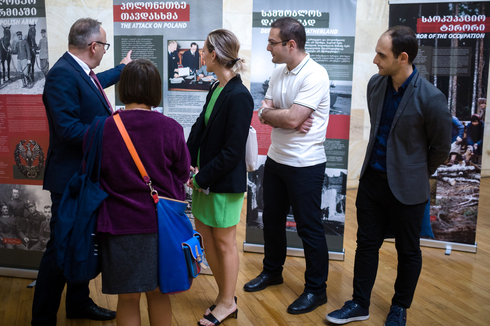 Otwarcie wystawy IPN „Szlaki Nadziei. Odyseja Wolności” – Tbilisi, 3 października 2022. Fot. Sławek Kasper (IPN)