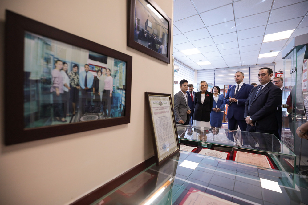 W Narodowym Archiwum Uzbekistanu – Taszkent, 4 października 2022. Fot. Mikołaj Bujak (IPN)