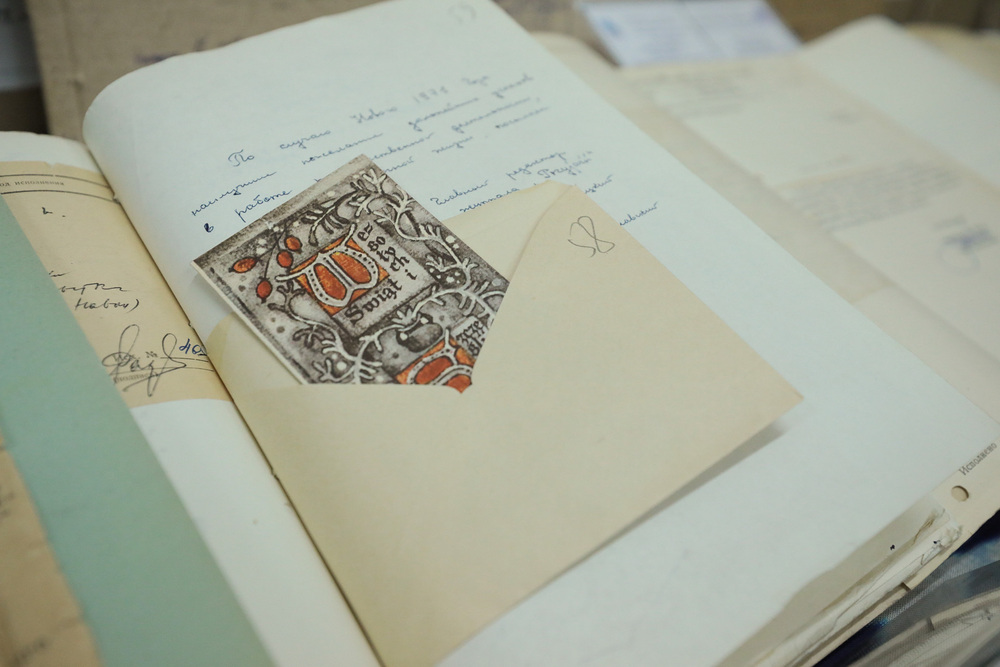 W Narodowym Archiwum Uzbekistanu – Taszkent, 4 października 2022. Fot. Mikołaj Bujak (IPN)