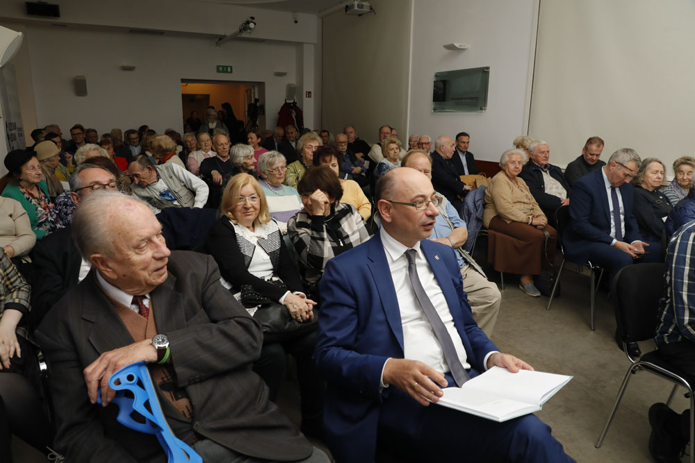 Promocja książki Marii Zimy-Marjańskiej „Ekspertyza w sprawie obozu przejściowego w Pruszkowie (Durchgangslager 121 Pruszków) i jego statusu” – Warszawa, 3 października 2022. Fot. Piotr Życieński (IPN)