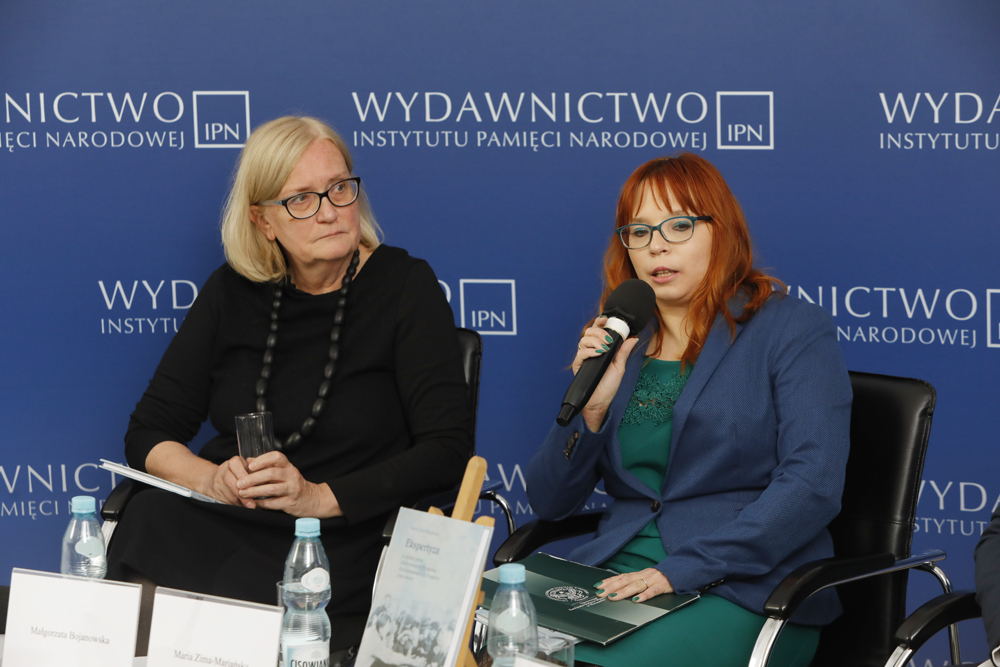 Promocja książki Marii Zimy-Marjańskiej „Ekspertyza w sprawie obozu przejściowego w Pruszkowie (Durchgangslager 121 Pruszków) i jego statusu” – Warszawa, 3 października 2022. Fot. Piotr Życieński (IPN)