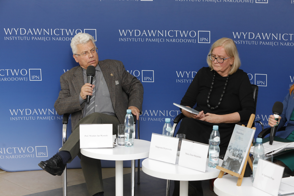 Promocja książki Marii Zimy-Marjańskiej „Ekspertyza w sprawie obozu przejściowego w Pruszkowie (Durchgangslager 121 Pruszków) i jego statusu” – Warszawa, 3 października 2022. Fot. Piotr Życieński (IPN)