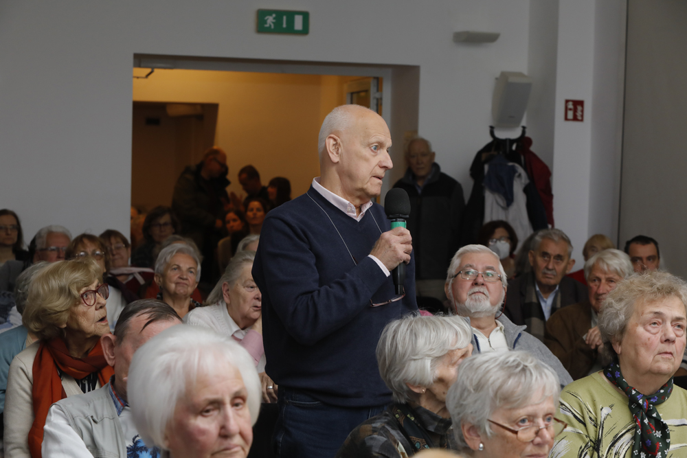 Promocja książki Marii Zimy-Marjańskiej „Ekspertyza w sprawie obozu przejściowego w Pruszkowie (Durchgangslager 121 Pruszków) i jego statusu” – Warszawa, 3 października 2022. Fot. Piotr Życieński (IPN)