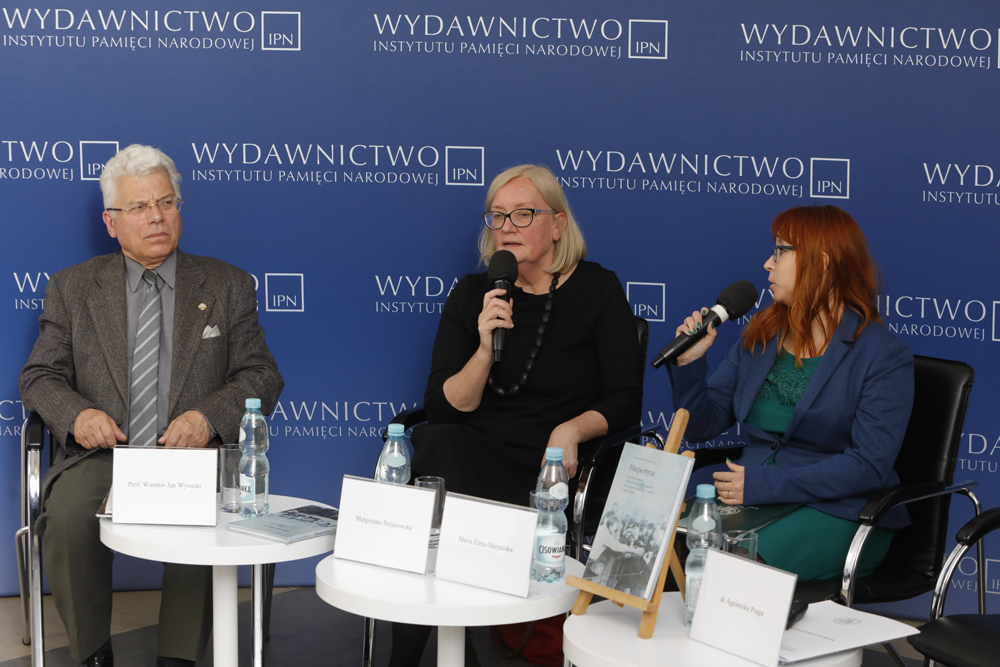 Promocja książki Marii Zimy-Marjańskiej „Ekspertyza w sprawie obozu przejściowego w Pruszkowie (Durchgangslager 121 Pruszków) i jego statusu” – Warszawa, 3 października 2022. Fot. Piotr Życieński (IPN)