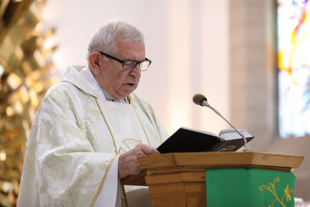 Msza św. w Katedrze Najświętszego Serca Jezusa – Taszkent, 4 października 2022. Fot. Mikołaj Bujak (IPN)