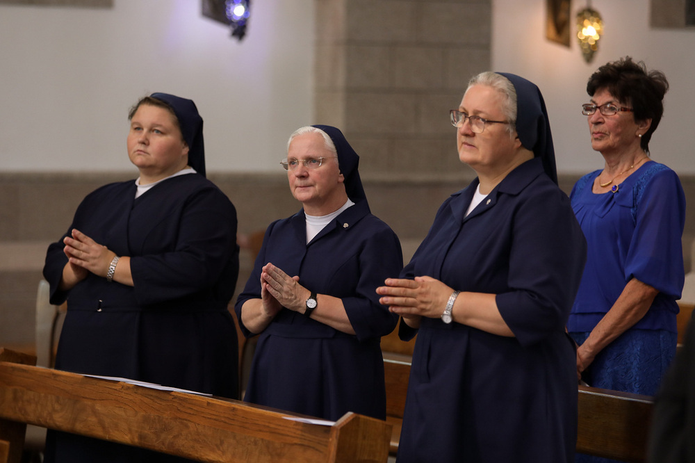 Msza św. w Katedrze Najświętszego Serca Jezusa – Taszkent, 4 października 2022. Fot. Mikołaj Bujak (IPN)