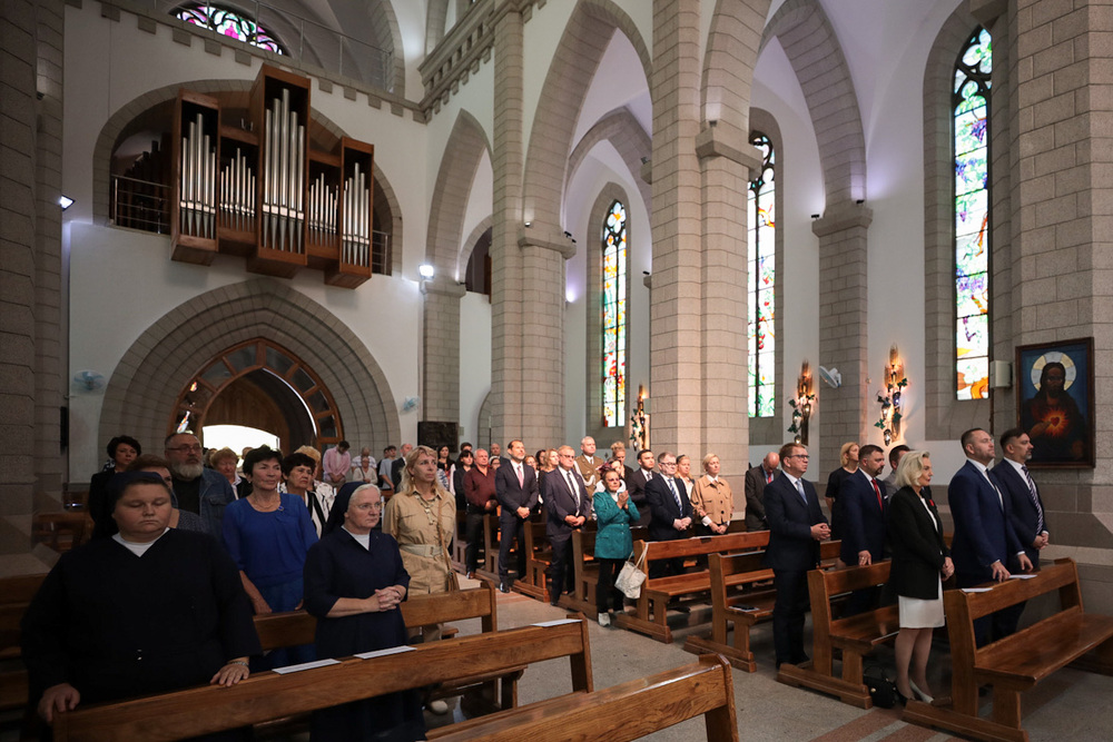 Msza św. w Katedrze Najświętszego Serca Jezusa – Taszkent, 4 października 2022. Fot. Mikołaj Bujak (IPN)