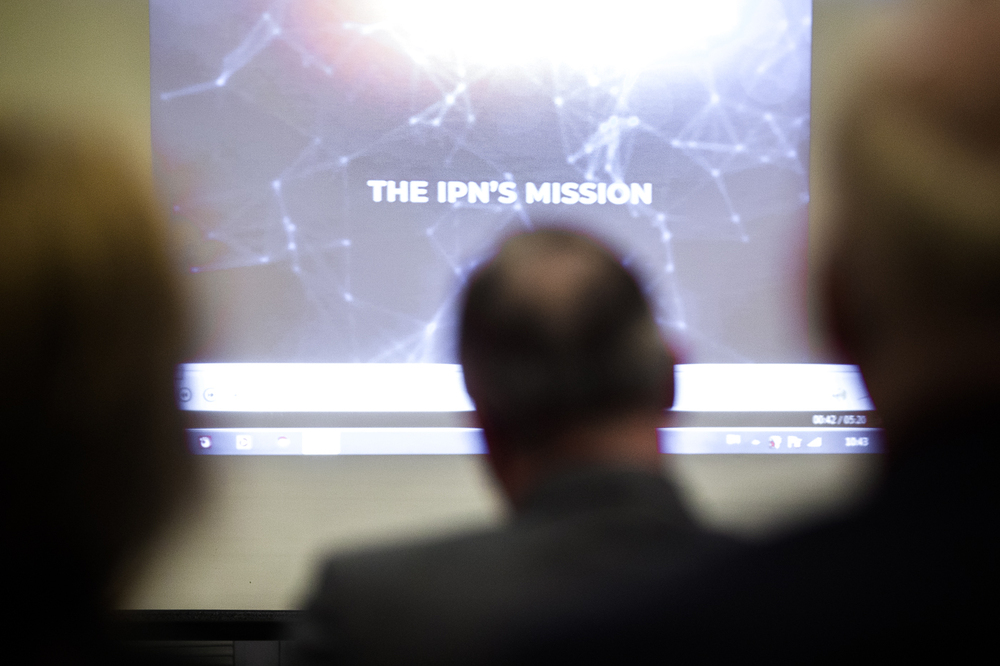 Przedstawiciele IPN podczas III Międzynarodowego Kongresu Kaukaskiego na Uniwersytecie im. Ivane Javahishvili w Tbilisi – 4 października 2022. Fot. Sławek Kasper (IPN)