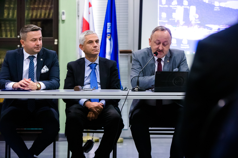 Przedstawiciele IPN podczas III Międzynarodowego Kongresu Kaukaskiego na Uniwersytecie im. Ivane Javahishvili w Tbilisi – 4 października 2022. Fot. Sławek Kasper (IPN)